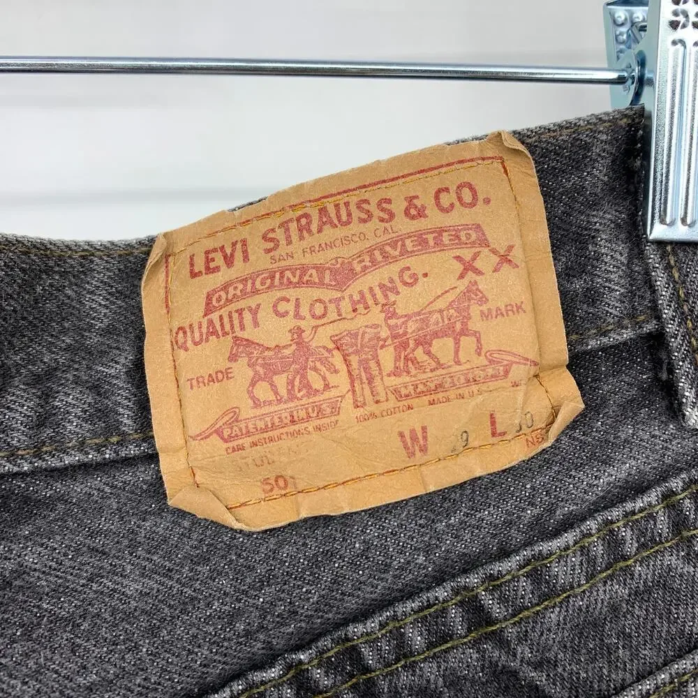 Levis 501 Cut Off Denim Shorts Womens Apx Sz 27
